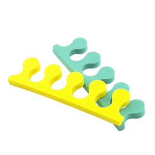 Cre8tion Toe Separators EVA Foam, 4 Holes, 1 Tone, 100pcs/pack 